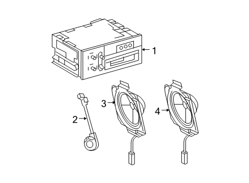 2012 GMC Canyon Sound System Diagram