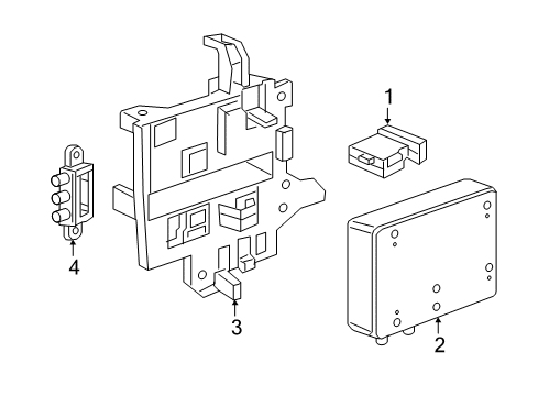 2018 Chevy Volt Communication System Components Diagram