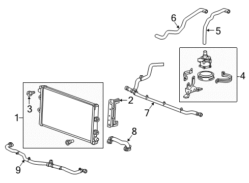 2016 Cadillac ATS Intercooler, Cooling Diagram 7 - Thumbnail