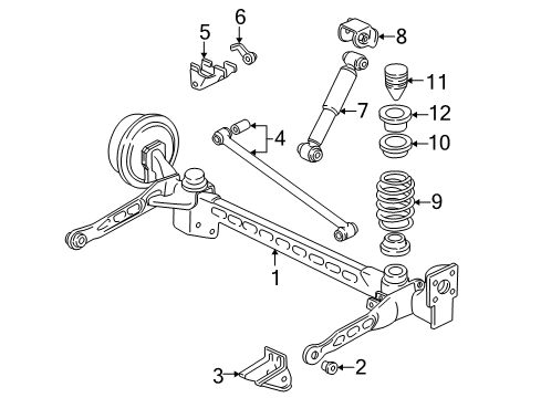 1998 Pontiac Trans Sport Rear Suspension Diagram