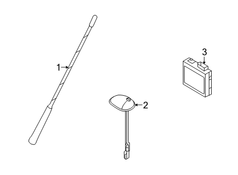 2008 Saturn Astra Antenna & Radio Diagram