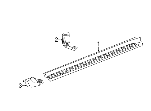 2018 Chevy Tahoe Running Board Diagram 3 - Thumbnail