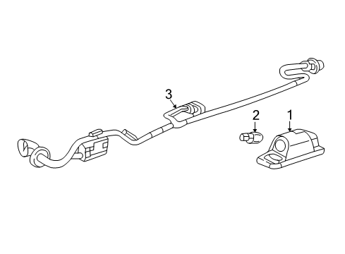 2017 GMC Acadia License Lamps Diagram