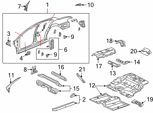 2002 Pontiac Bonneville Uniside Diagram