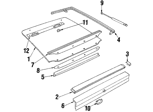 1987 Buick Skyhawk MOTOR ASM Diagram for 20622002