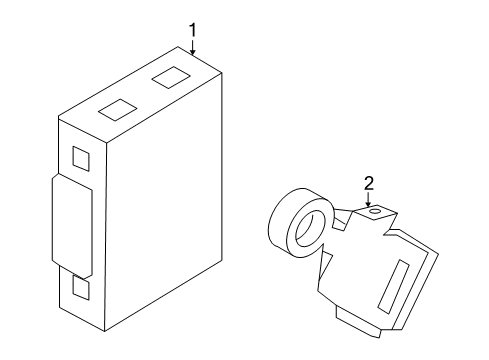 2011 Chevy Aveo5 Anti-Theft Components Diagram