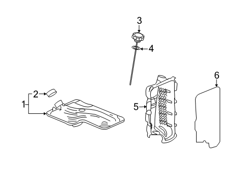 2009 Pontiac Torrent Transaxle Parts Diagram