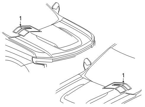 2021 Chevy Silverado 1500 Stripe Tape Diagram 3 - Thumbnail