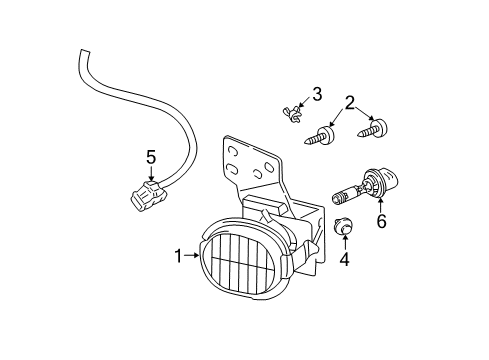 1997 Chevy Malibu Bulbs Diagram 1 - Thumbnail