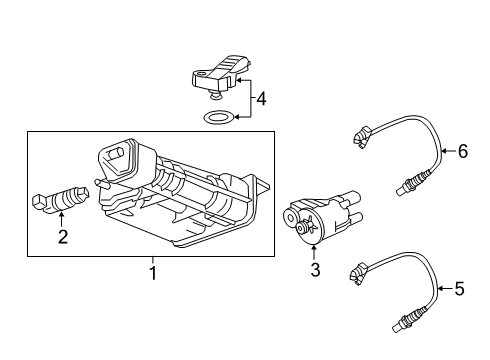 2024 Cadillac XT6 Emission Components Diagram 2 - Thumbnail