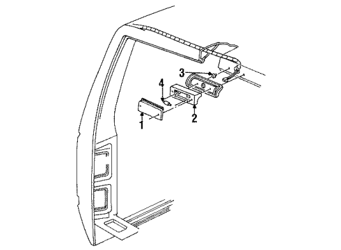 1991 Chevy K1500 Cargo Lamps Diagram