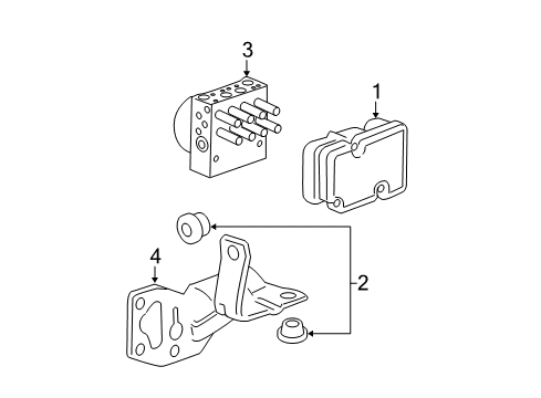 2011 Chevy HHR Anti-Lock Brakes Diagram