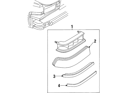 1995 Buick Roadmaster Tail Lamps Diagram 1 - Thumbnail