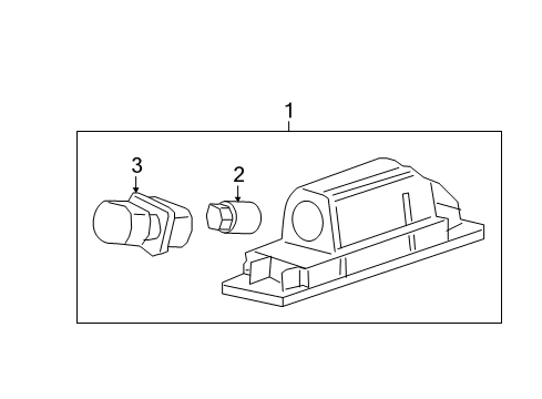 2022 Chevy Camaro License Lamps Diagram