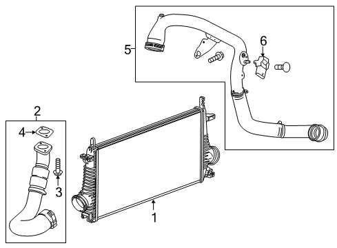 2016 Buick Regal Intercooler, Cooling Diagram