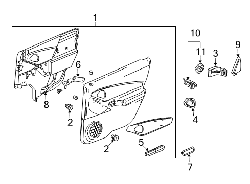 2005 Chevy Malibu Rear Door Diagram 4 - Thumbnail