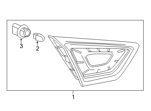 2019 Chevy Impala Tail Lamps Diagram 2 - Thumbnail