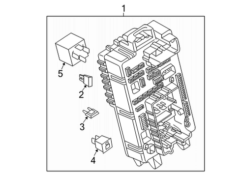 2024 GMC Sierra 2500 HD Fuse & Relay Diagram 4 - Thumbnail