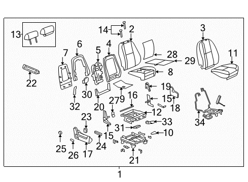 2009 Cadillac Escalade Heated Seats Diagram 4 - Thumbnail