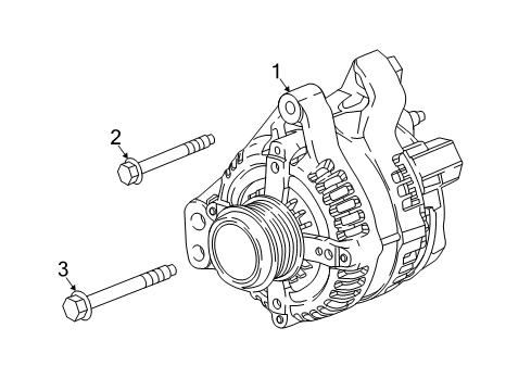 2019 Buick Regal Sportback Alternator Diagram 3 - Thumbnail