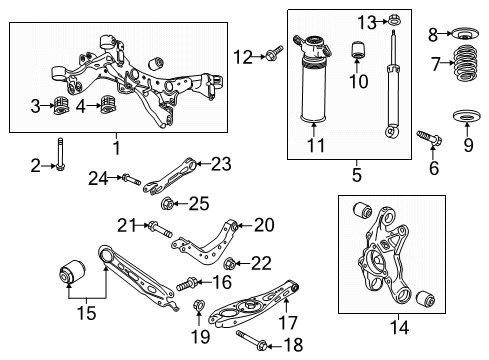 2021 Chevy Equinox Rear Suspension Diagram