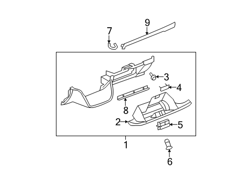 2010 Chevy Avalanche Glove Box Diagram