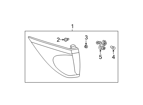 2007 Buick Rendezvous Tail Lamps Diagram