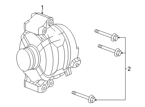 2007 Saturn Sky Alternator Diagram 2 - Thumbnail