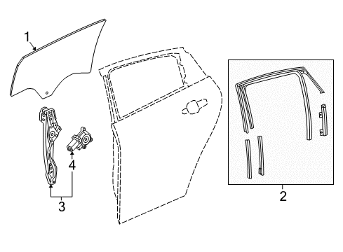 2021 Chevy Malibu Rear Door Diagram 1 - Thumbnail