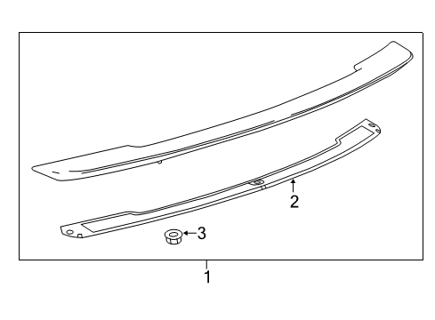 2019 Chevy Impala Rear Spoiler Diagram