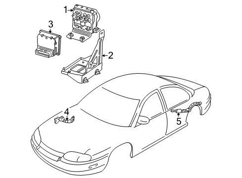 2002 Chevy Impala Anti-Lock Brakes Diagram