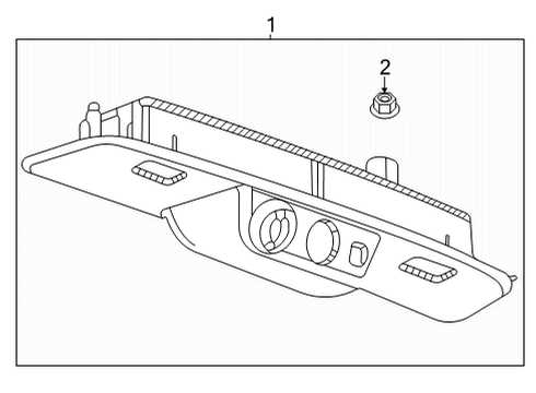 2021 Chevy Tahoe License Lamps Diagram