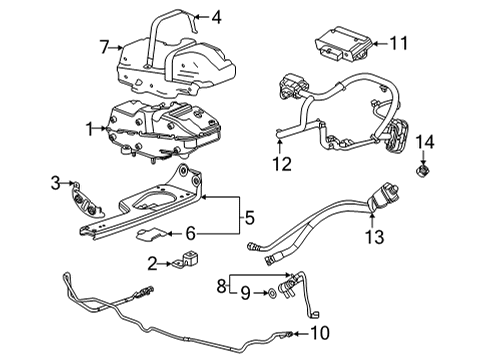 2023 GMC Sierra 3500 HD Diesel Aftertreatment System Diagram 1 - Thumbnail