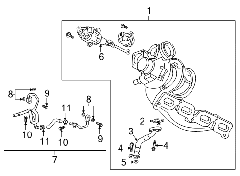 2020 Cadillac CT6 Turbocharger Diagram