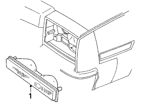 1985 Oldsmobile Toronado Park Lamps Diagram