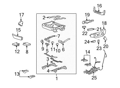 2014 Cadillac CTS Tracks & Components Diagram 2 - Thumbnail