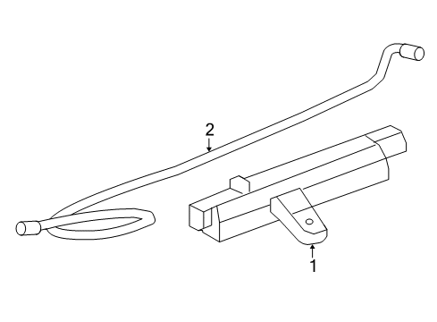 2009 Chevy Malibu High Mount Lamps Diagram 1 - Thumbnail