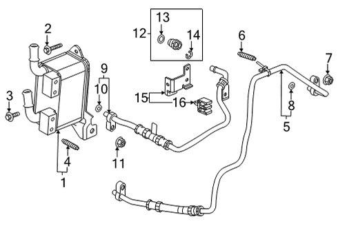 2022 Buick Encore GX Trans Oil Cooler Diagram 2 - Thumbnail