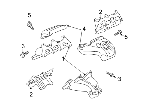 2009 Pontiac Torrent Exhaust Manifold Diagram 2 - Thumbnail