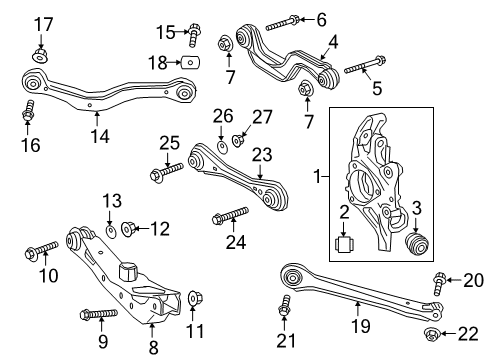 2024 Chevy Blazer Rear Suspension Diagram