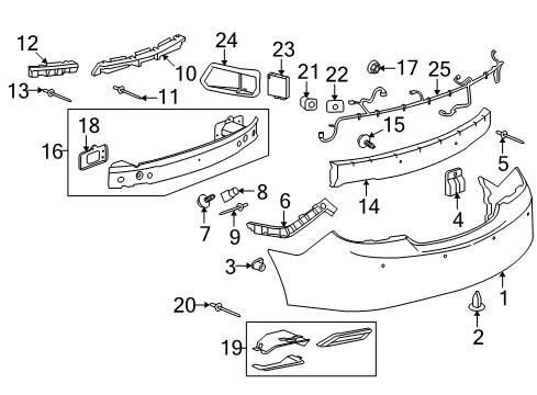 2010 Buick LaCrosse Parking Aid Diagram 2 - Thumbnail