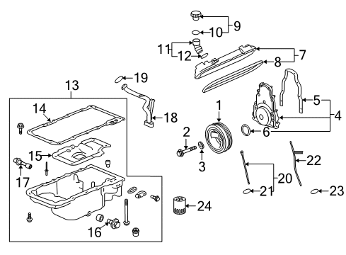 2009 Pontiac G8 Indicator Assembly, Oil Level Diagram for 92068536