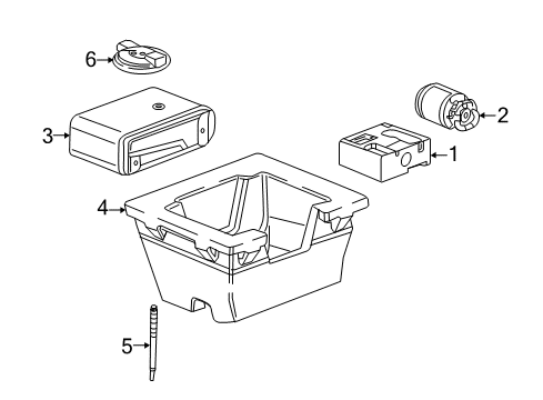 2020 Chevy Malibu Inflator Components Diagram