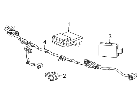 2021 Cadillac XT6 Electrical Components Diagram 2 - Thumbnail