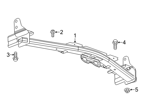 2017 GMC Sierra 2500 HD Trailer Hitch Components Diagram 2 - Thumbnail