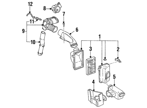 1996 Pontiac Firebird Air Intake Diagram 3 - Thumbnail