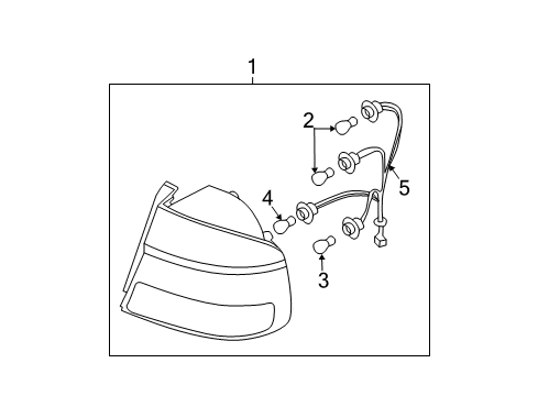 2004 Chevy Aveo Tail Lamps Diagram 2 - Thumbnail