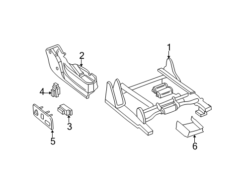 2001 Chevy Suburban 1500 Tracks & Components Diagram 5 - Thumbnail