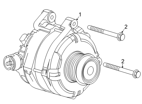 2020 Cadillac CT6 Alternator Diagram