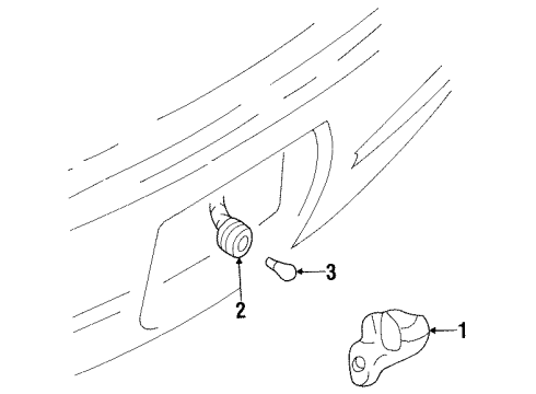 2001 Chevy Lumina License Lamps Diagram